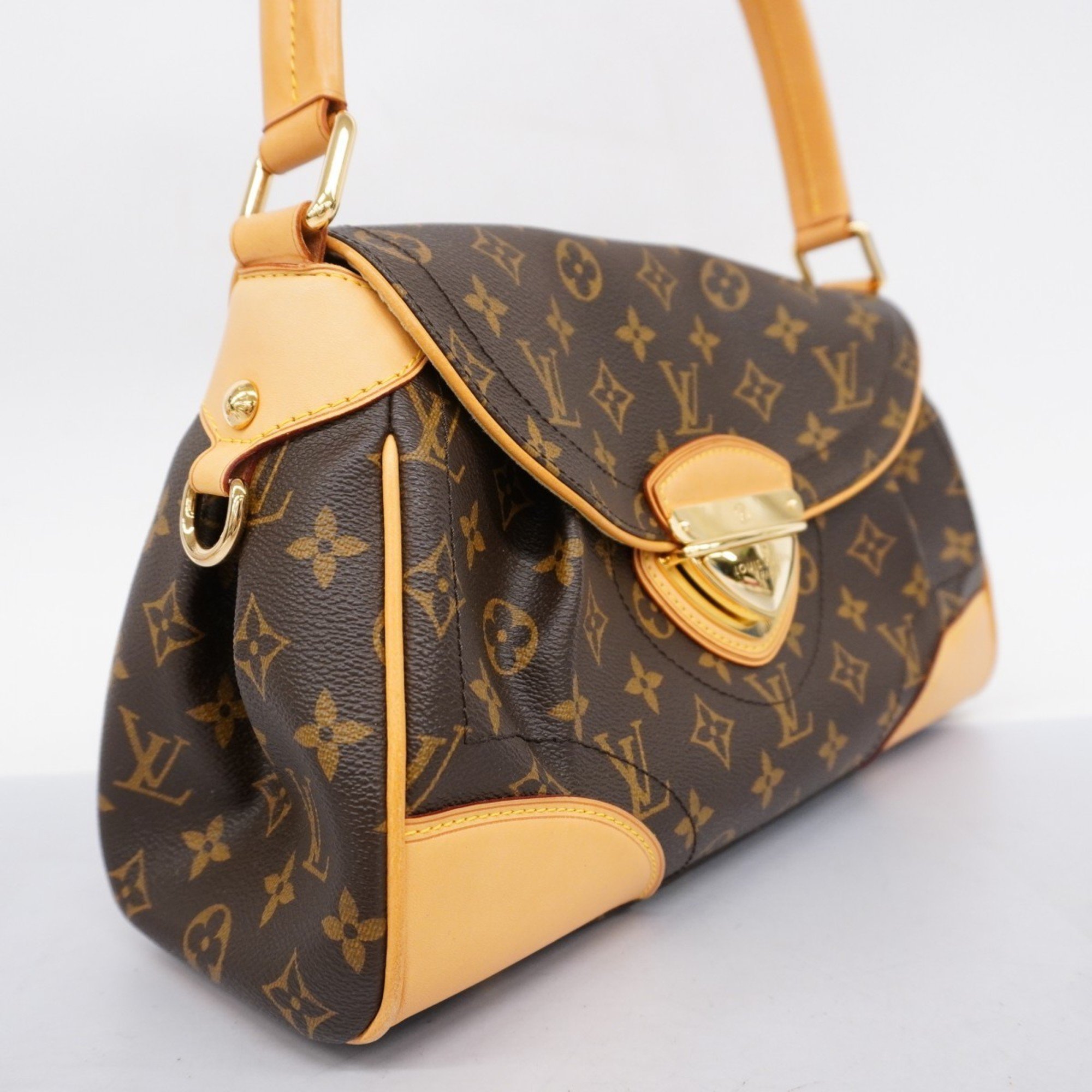 Louis Vuitton Shoulder Bag Monogram Beverly MM M40121 Brown Ladies