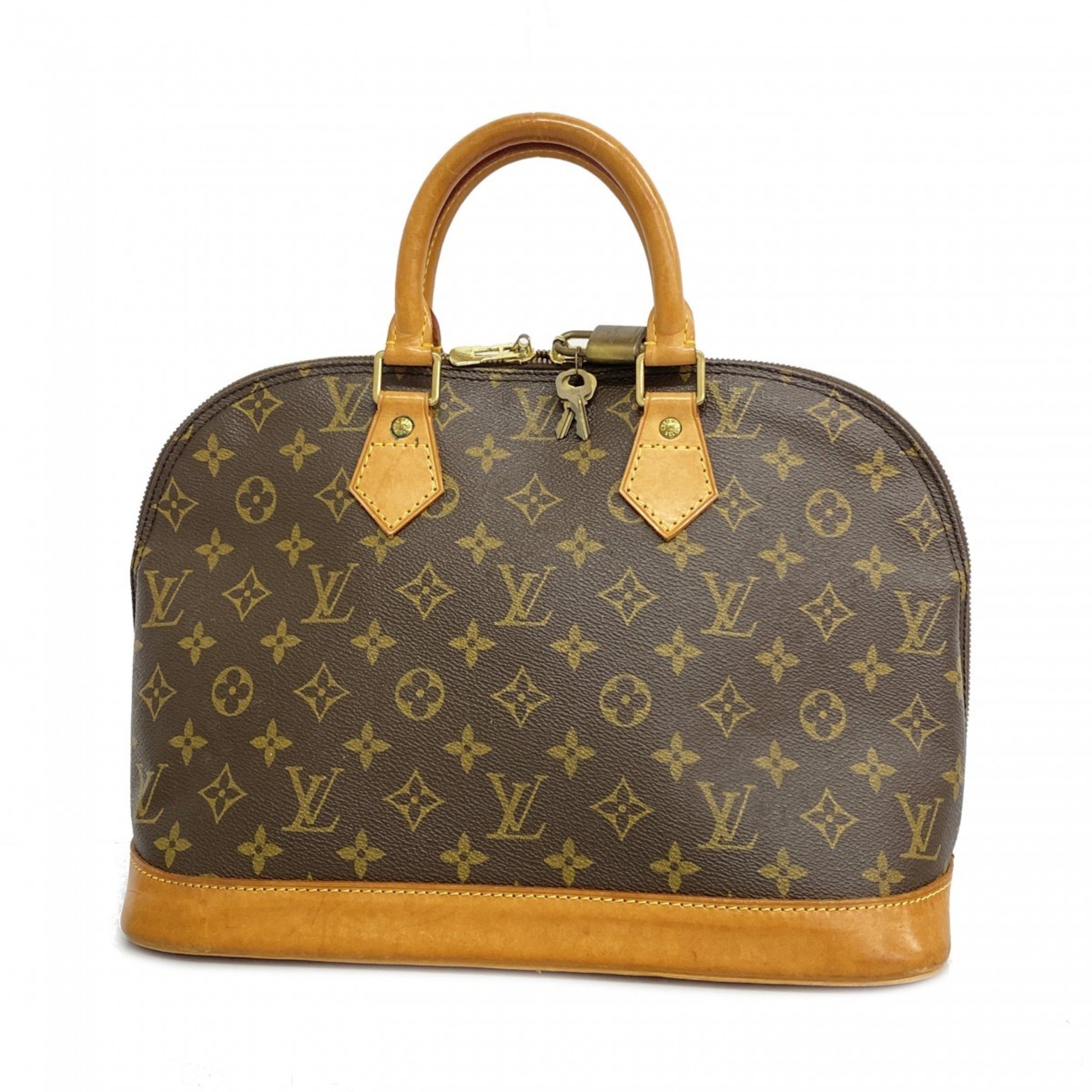 Louis Vuitton handbag Monogram Alma M51130 brown ladies