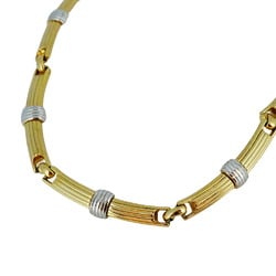 Christian Dior Necklace GP Plated Gold Silver Ladies