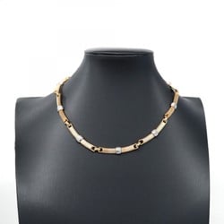 Christian Dior Necklace GP Plated Gold Silver Ladies