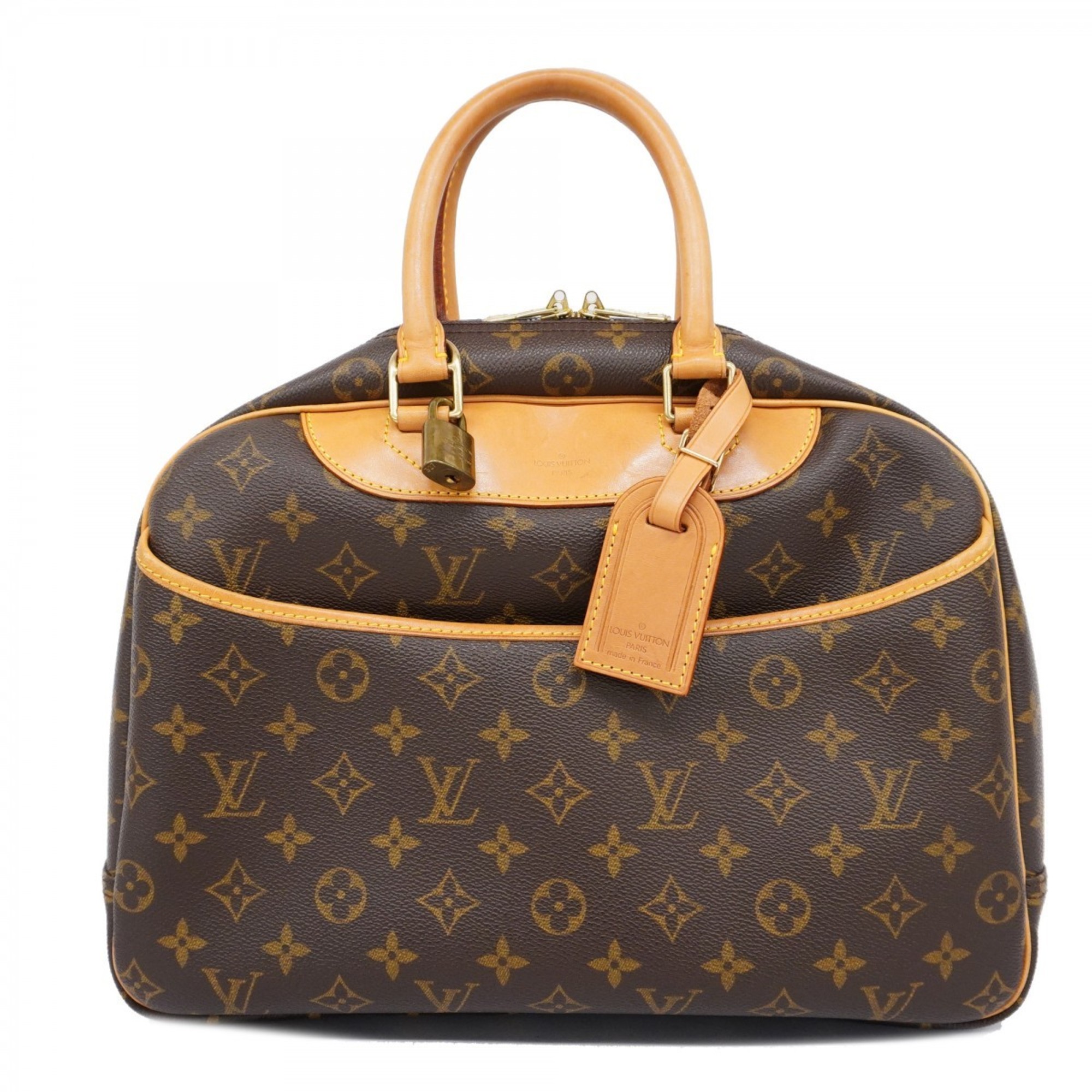 Louis Vuitton Handbag Monogram Deauville M47270 Brown Ladies