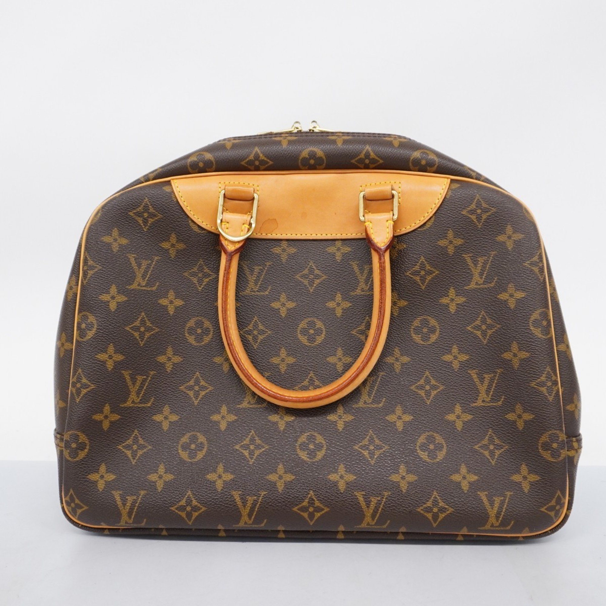 Louis Vuitton Handbag Monogram Deauville M47270 Brown Ladies