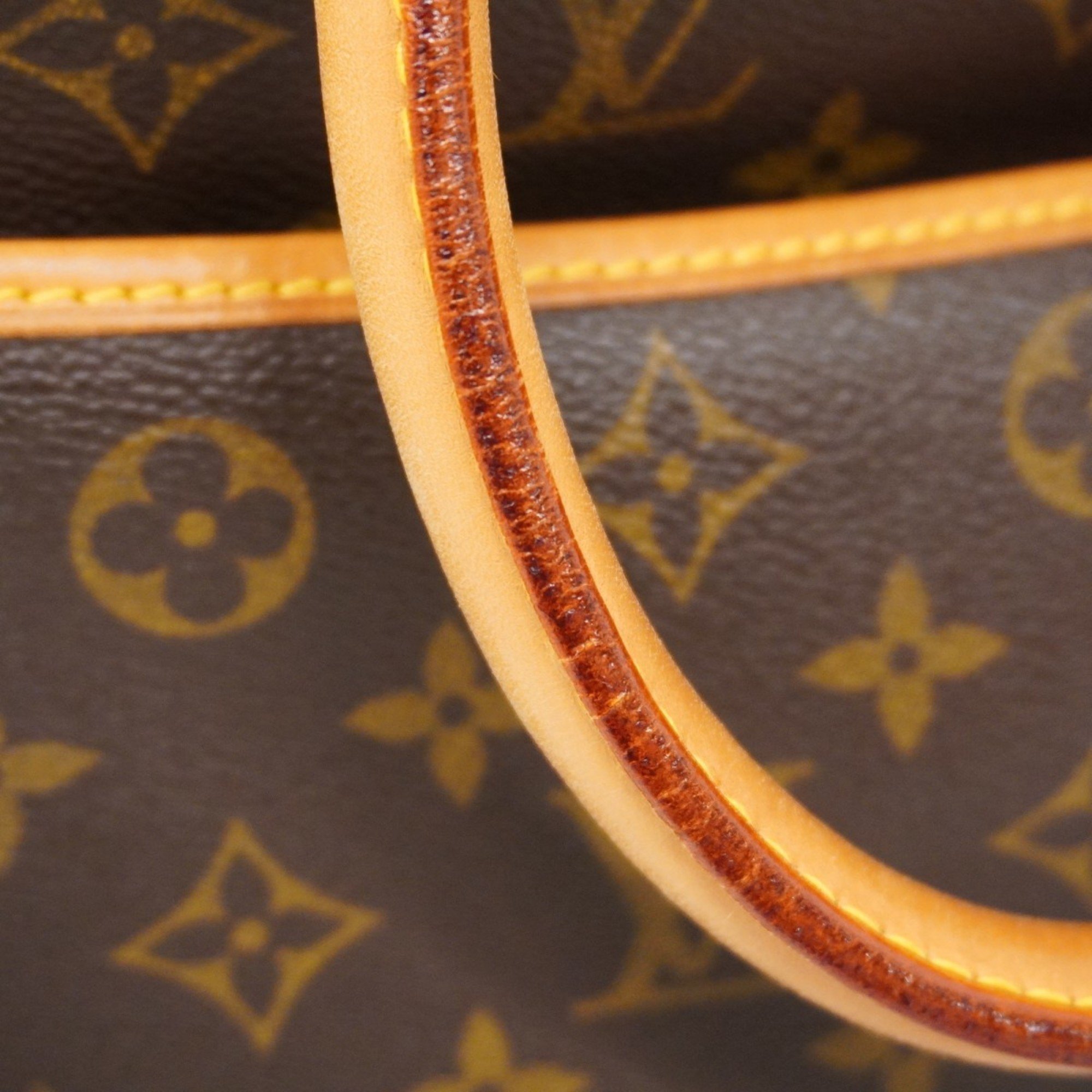 Louis Vuitton Handbag Monogram Deauville M47270 Brown Ladies