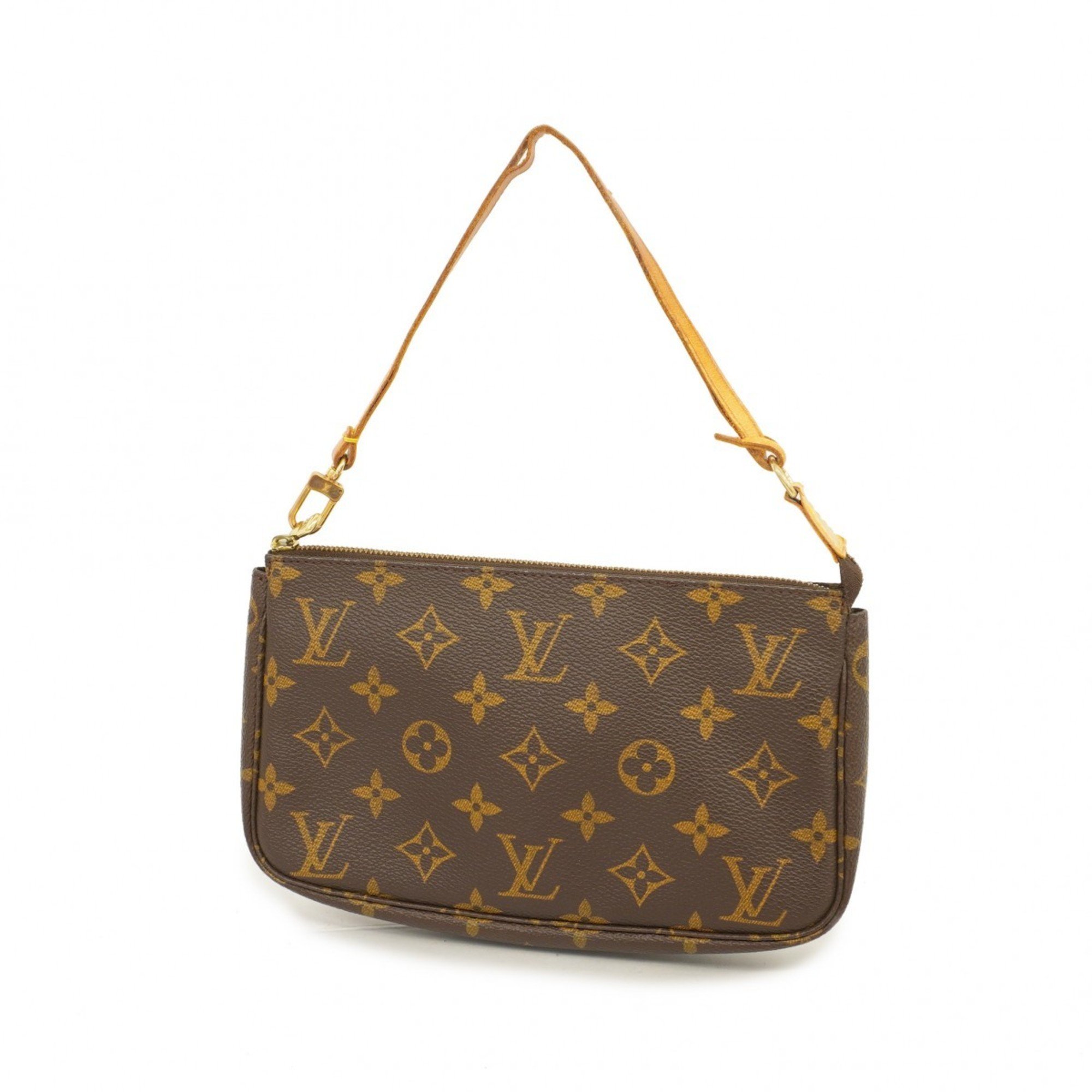 Louis Vuitton Pouch Monogram Pochette Accessoires M51980 Brown Women's