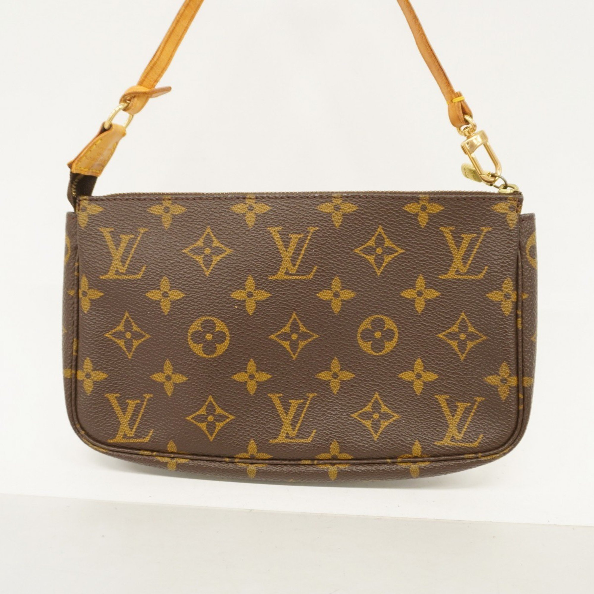 Louis Vuitton Pouch Monogram Pochette Accessoires M51980 Brown Women's