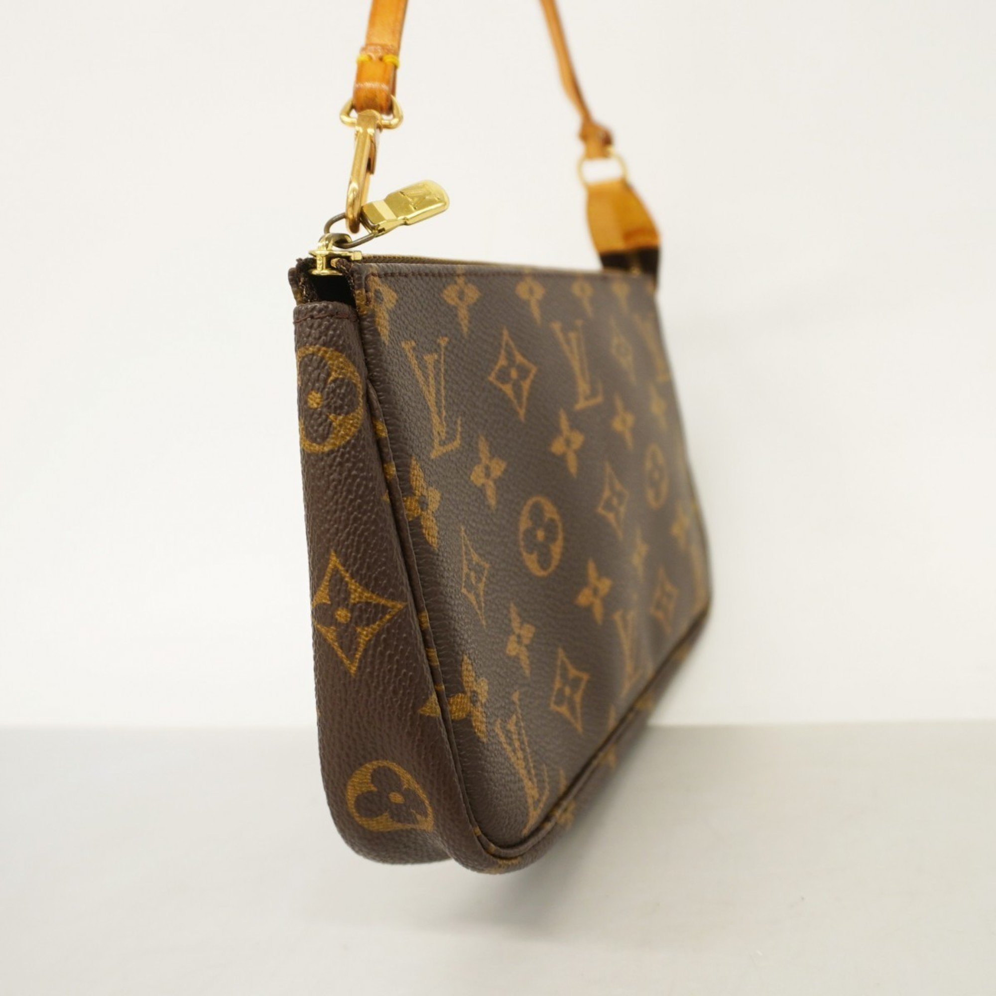 Louis Vuitton Pouch Monogram Pochette Accessoires M51980 Brown Women's