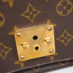 Louis Vuitton handbag Monogram Monceau M51185 brown ladies