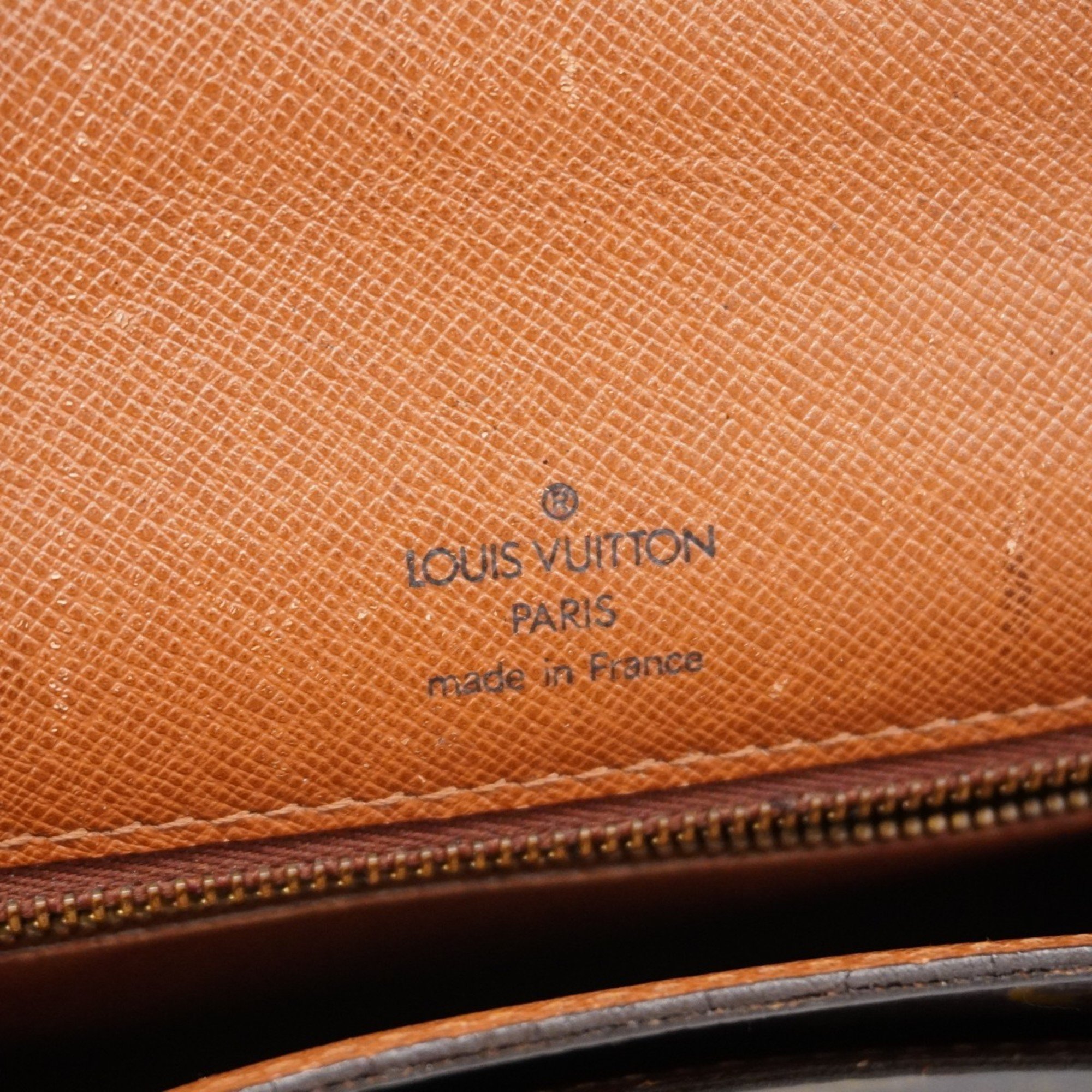 Louis Vuitton handbag Monogram Monceau M51185 brown ladies