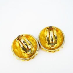 Chanel Earrings Mademoiselle Circle GP Plated Gold Ladies