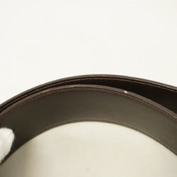 Gucci Belt Interlocking G 114876 Leather Brown Pink Men Women