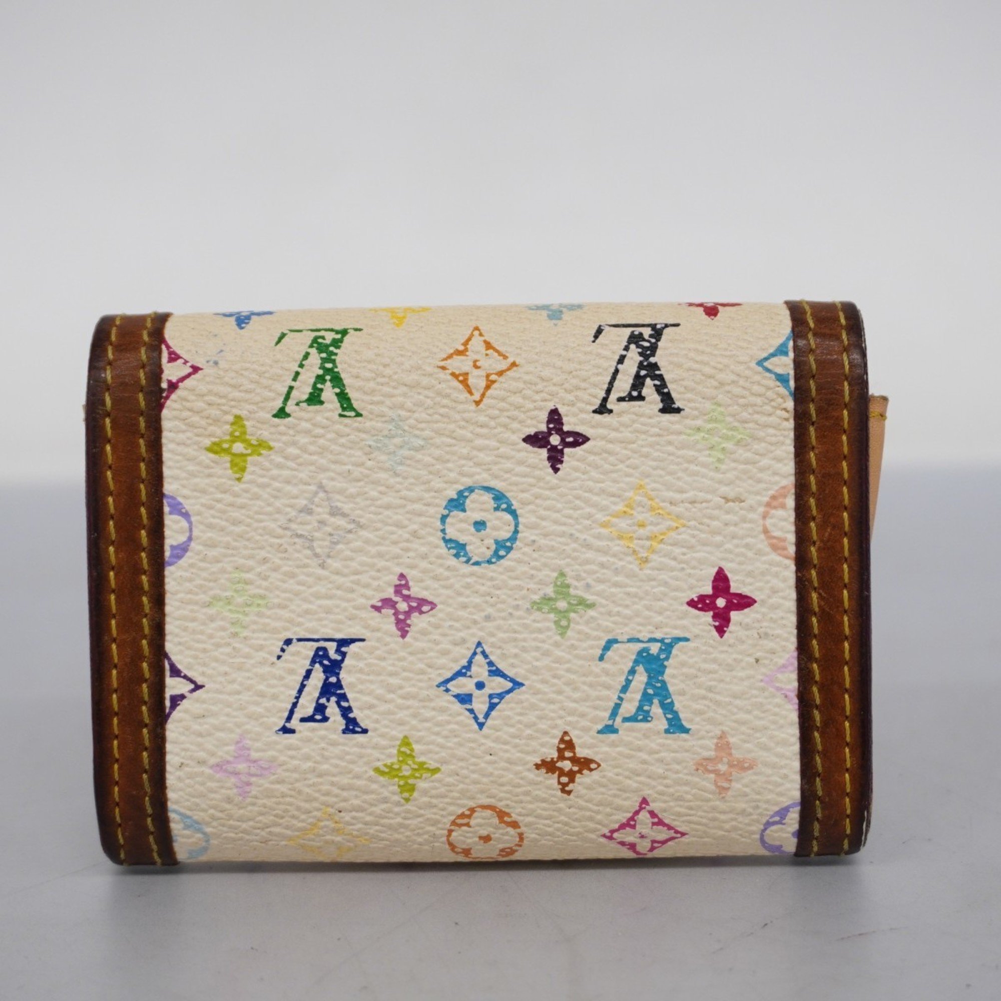 Louis Vuitton Wallet/Coin Case Monogram Multicolor Porto Monnaie Pla M92657 Bron Ladies