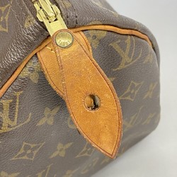 Louis Vuitton Handbag Monogram Speedy 30 M41108 Brown Ladies