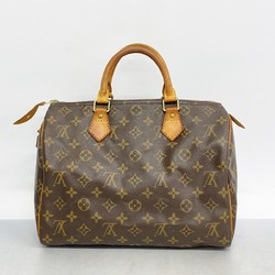 Louis Vuitton Handbag Monogram Speedy 30 M41108 Brown Ladies