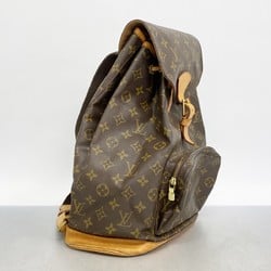 Louis Vuitton Backpack Daypack Monogram Montsouris GM M51135 Brown Women's