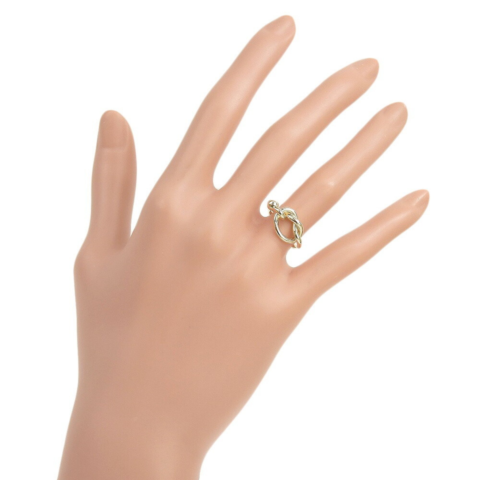 Tiffany & Co. Love Knot Ring, size 8, 18K yellow gold, approx. 3.6g, knot, for women