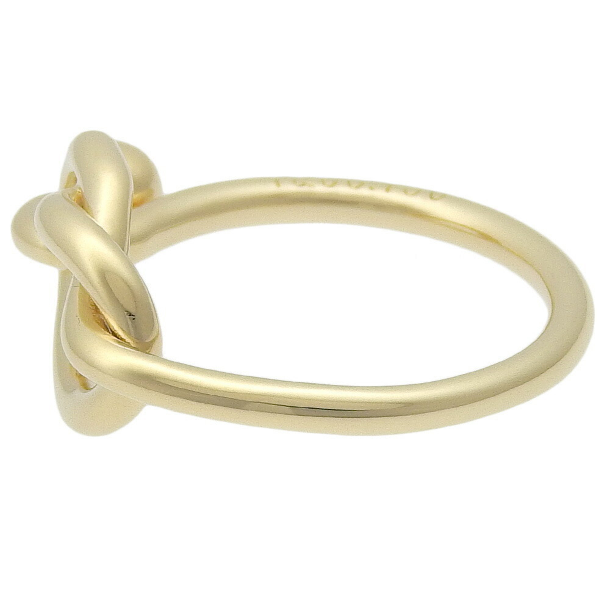 Tiffany & Co. Love Knot Ring, size 8, 18K yellow gold, approx. 3.6g, knot, for women