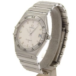 OMEGA Constellation Watch 1512.3 Stainless Steel 1998 Quartz Analog Display White Dial Men's