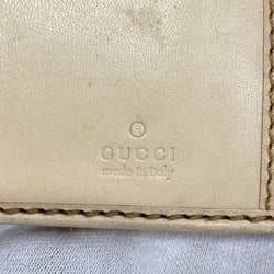 Gucci Flora Wallet 138039 Canvas Beige Women's