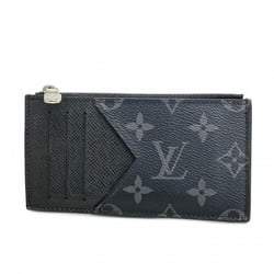 Louis Vuitton Wallet/Coin Case Monogram Eclipse Coin Card Holder M30271 Black Men's