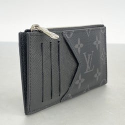 Louis Vuitton Wallet/Coin Case Monogram Eclipse Coin Card Holder M30271 Black Men's