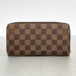 Louis Vuitton Long Wallet Damier Zippy N41661 Ebene Men's Women's