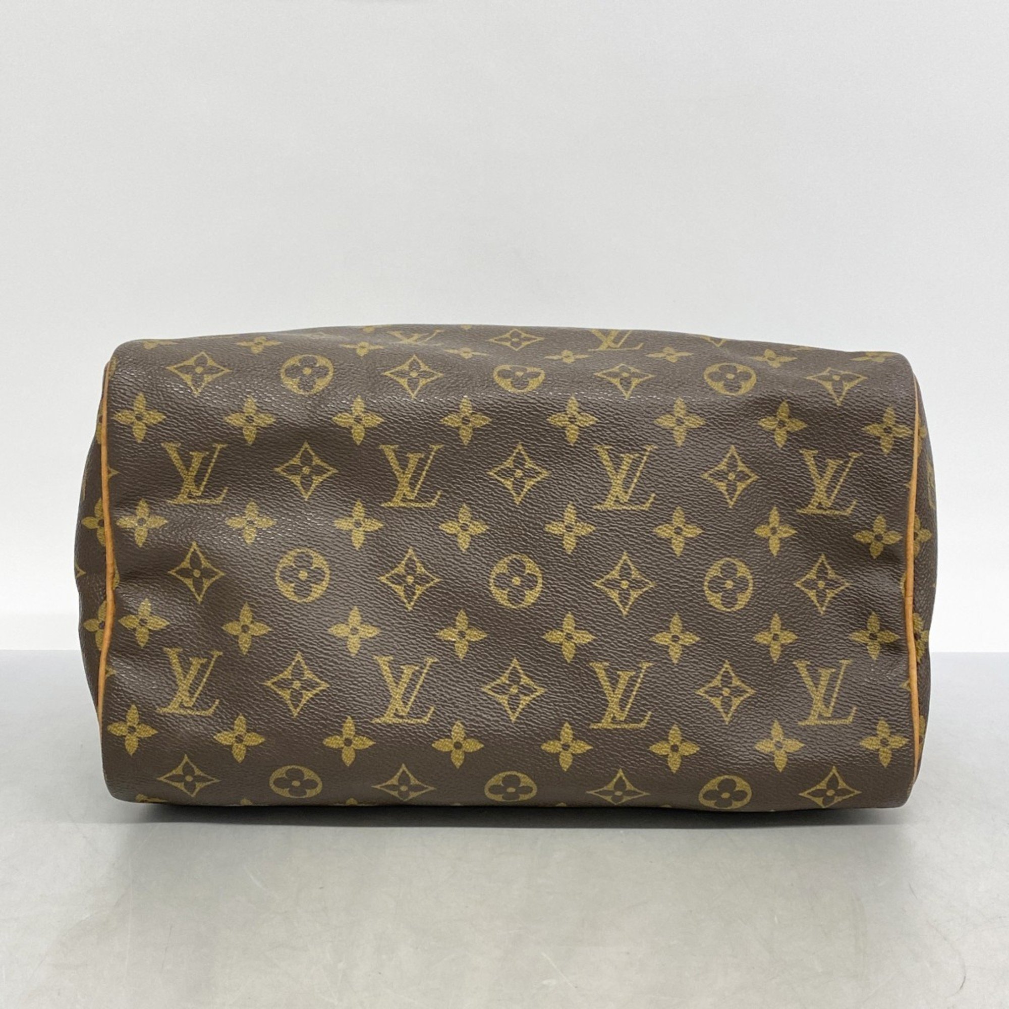 Louis Vuitton Handbag Monogram Speedy 30 M41108 Brown Ladies