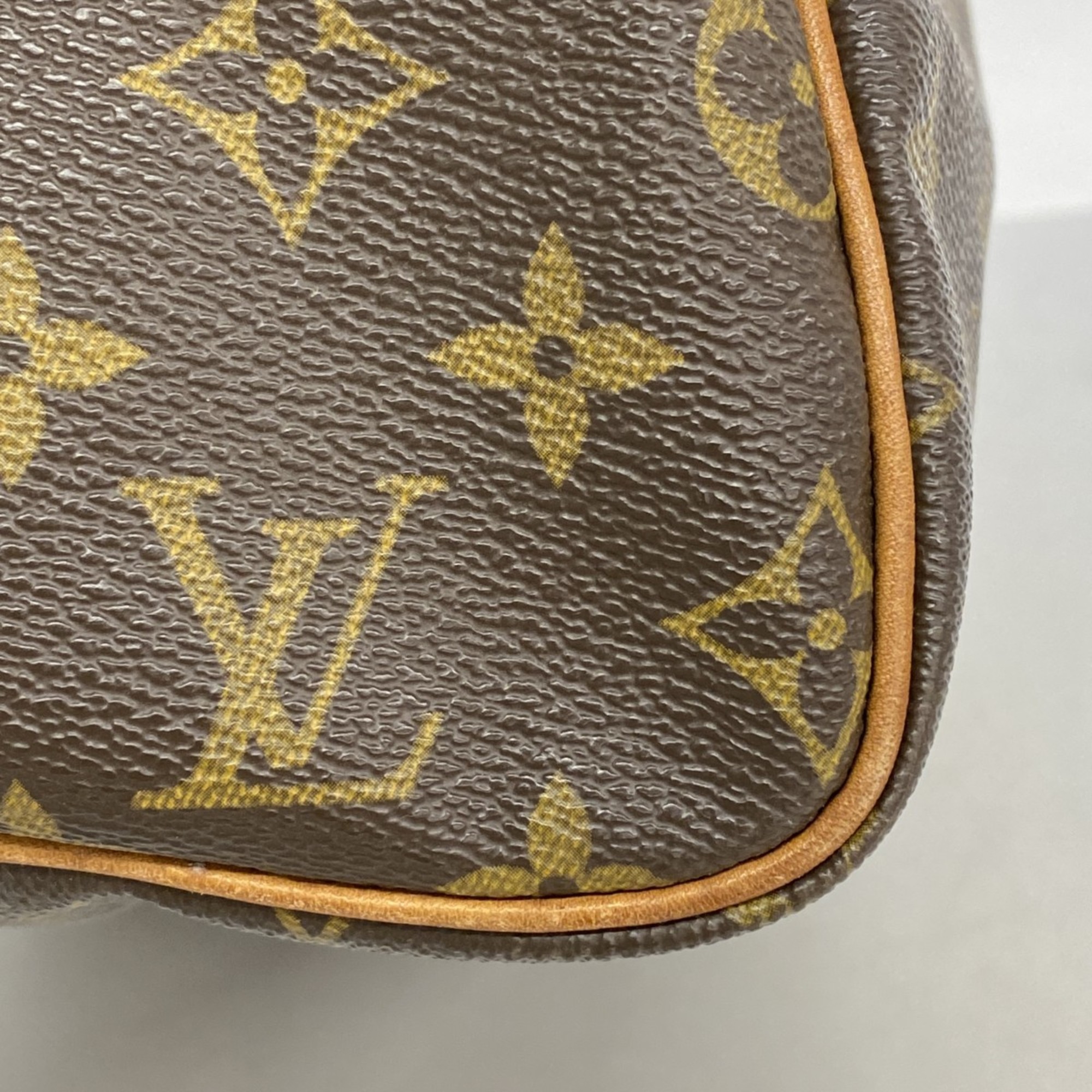 Louis Vuitton Handbag Monogram Speedy 30 M41108 Brown Ladies