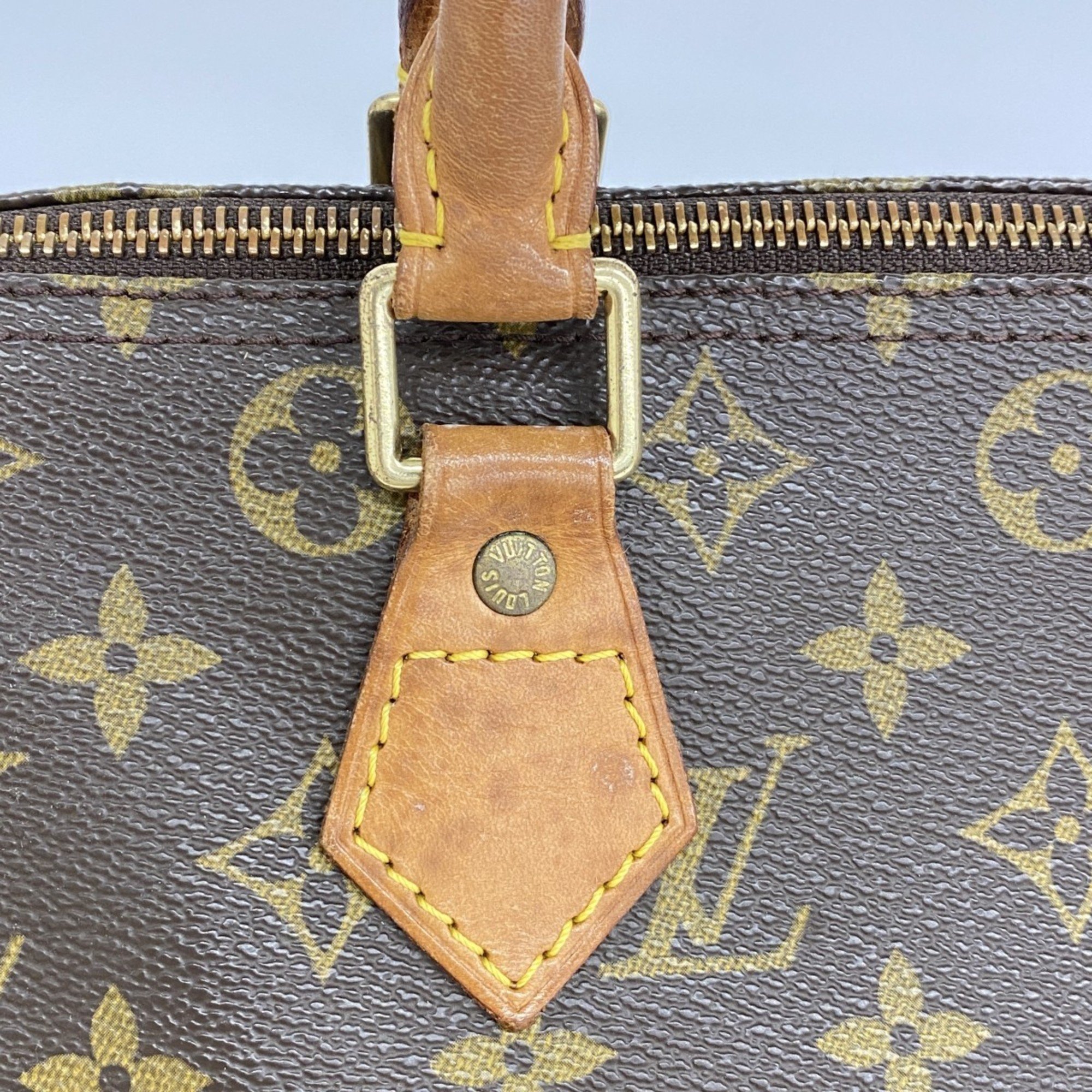 Louis Vuitton Handbag Monogram Speedy 30 M41108 Brown Ladies