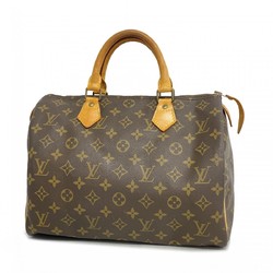 Louis Vuitton Handbag Monogram Speedy 30 M41108 Brown Ladies