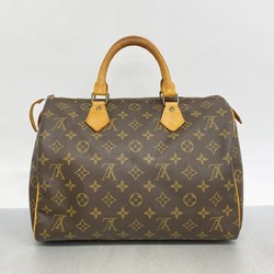 Louis Vuitton Handbag Monogram Speedy 30 M41108 Brown Ladies