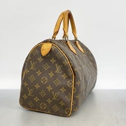 Louis Vuitton Handbag Monogram Speedy 30 M41108 Brown Ladies