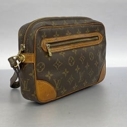 Louis Vuitton Clutch Bag Monogram Marly Dragonne GM M51825 Brown Men's