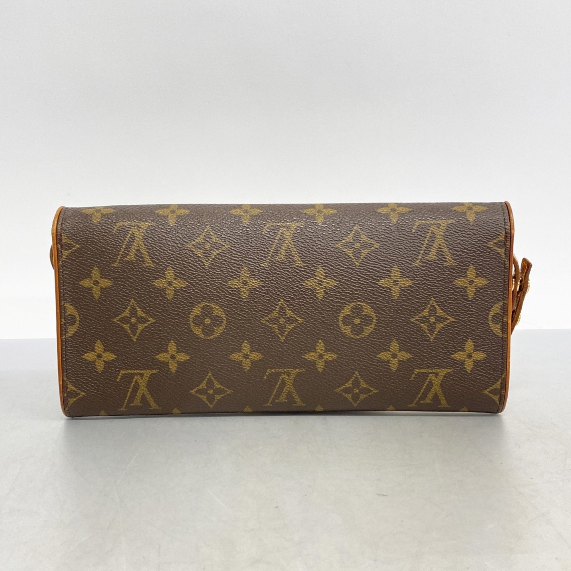 Louis Vuitton Shoulder Bag Monogram Pochette Twin GM M51852 Brown Women's