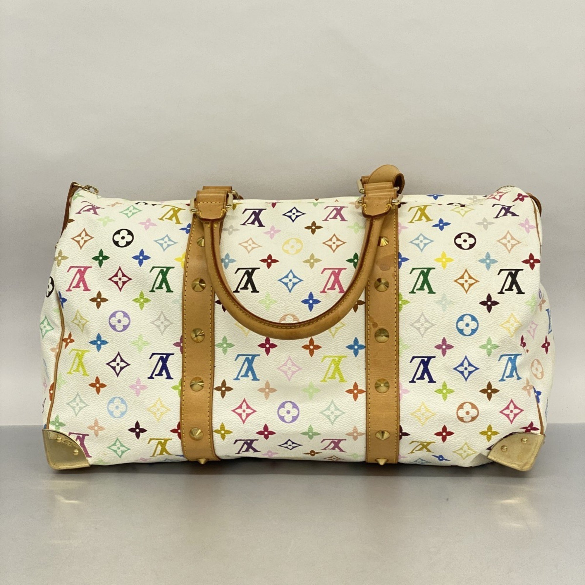 Louis Vuitton Boston Bag Monogram Multicolor Keepall 45 M92641 Bron Men's Women's