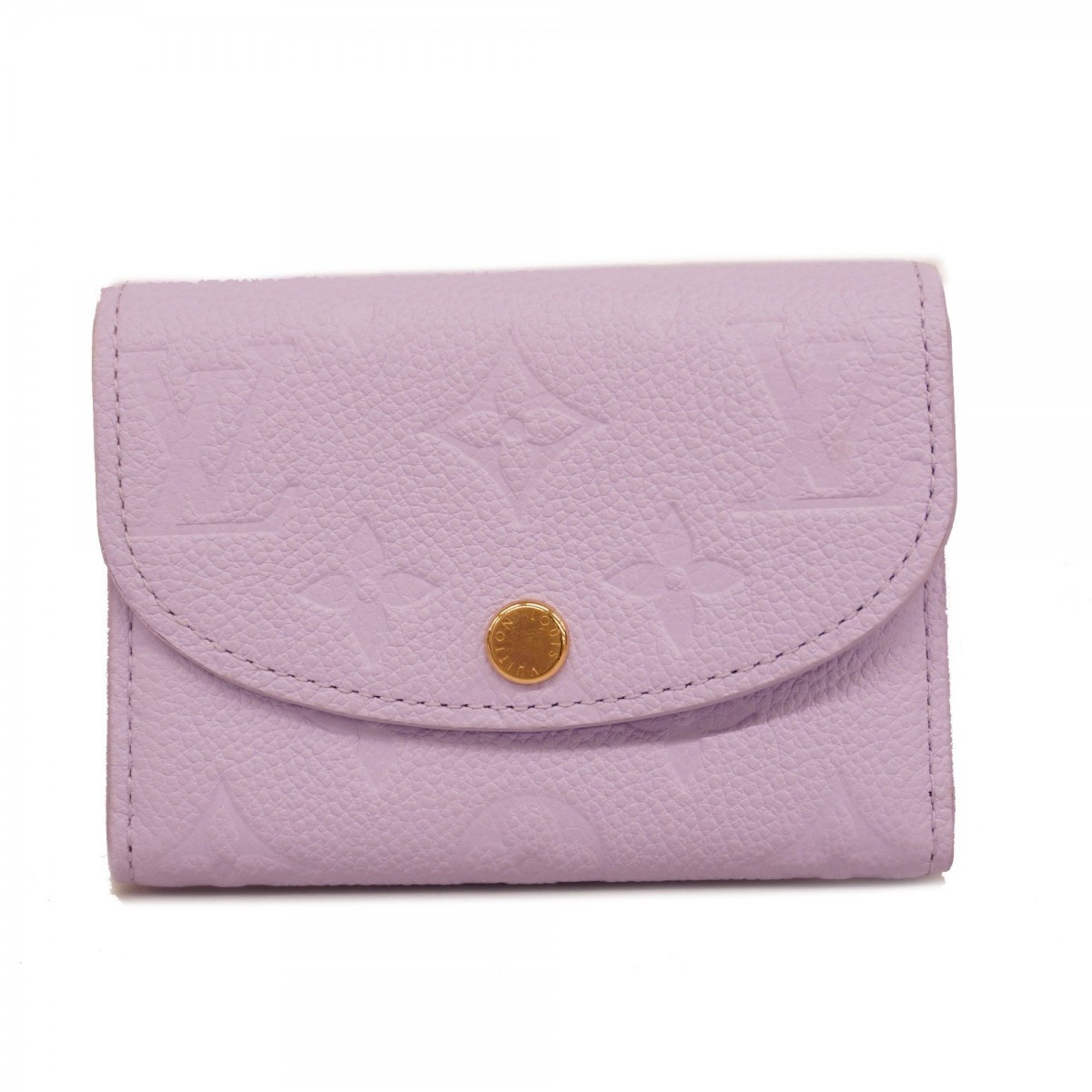 Louis Vuitton Wallet/Coin Case Monogram Empreinte Porte Monnaie Rosari M82927 Bubble Tea for Women