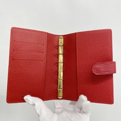 Louis Vuitton Notebook Cover Epi Agenda PM R20057 Castilian Red for Men and Women