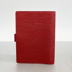 Louis Vuitton Notebook Cover Epi Agenda PM R20057 Castilian Red for Men and Women