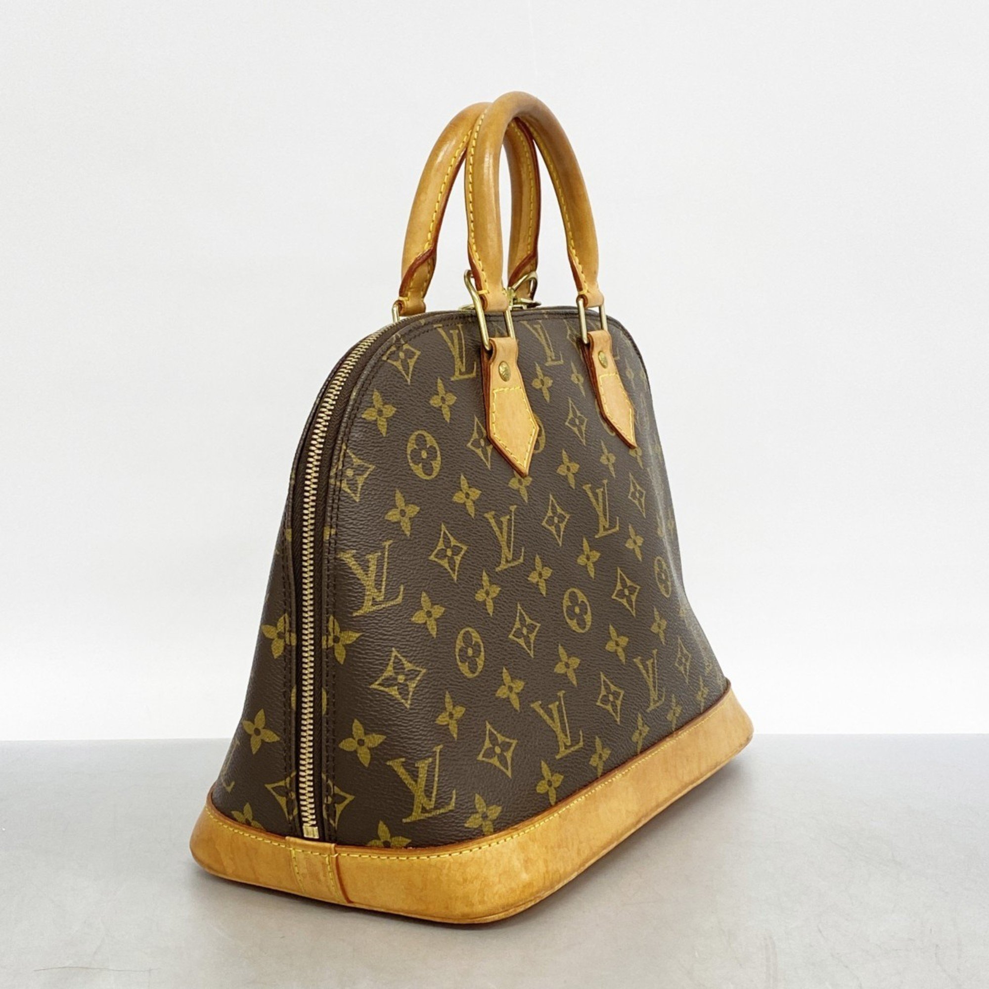 Louis Vuitton handbag Monogram Alma M51130 brown ladies