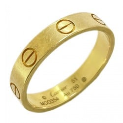 Cartier Ring Love K18YG Yellow Gold #51 Ladies