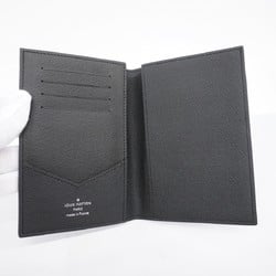 Louis Vuitton Passport Case Monogram Eclipse Couverture NM M64501 Black Grey Men's