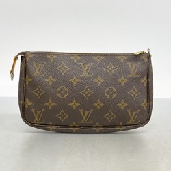 Louis Vuitton Pouch Monogram Pochette Accessoires M51980 Brown Women's