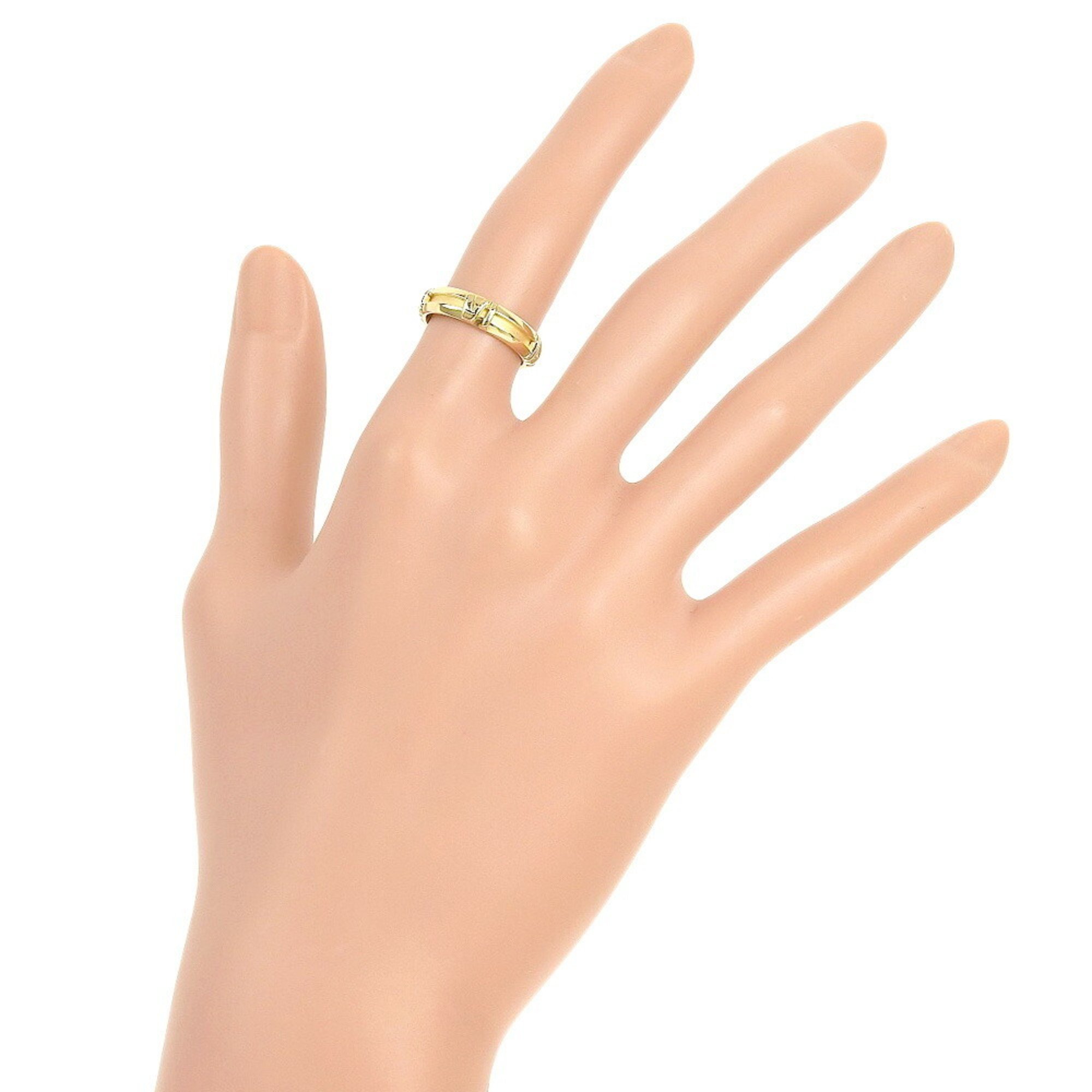 Tiffany & Co. Atlas size 9 ring, 18K yellow gold, approx. 4.3g, Atlas, women's