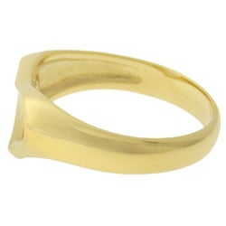 Tiffany & Co. Heart Ring Size 12 Elsa Peretti K18 Yellow Gold Approx. 3.5g Open Women's