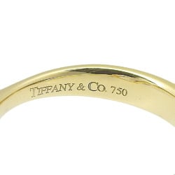 Tiffany & Co. Heart Ring Size 7 Elsa Peretti K18 Yellow Gold x Diamond Approx. 3.5g Open Women's