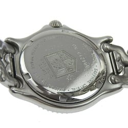 TAG HEUER Celdate Watch WG1213-K0 Stainless Steel Quartz Analog Display Silver Dial Boys