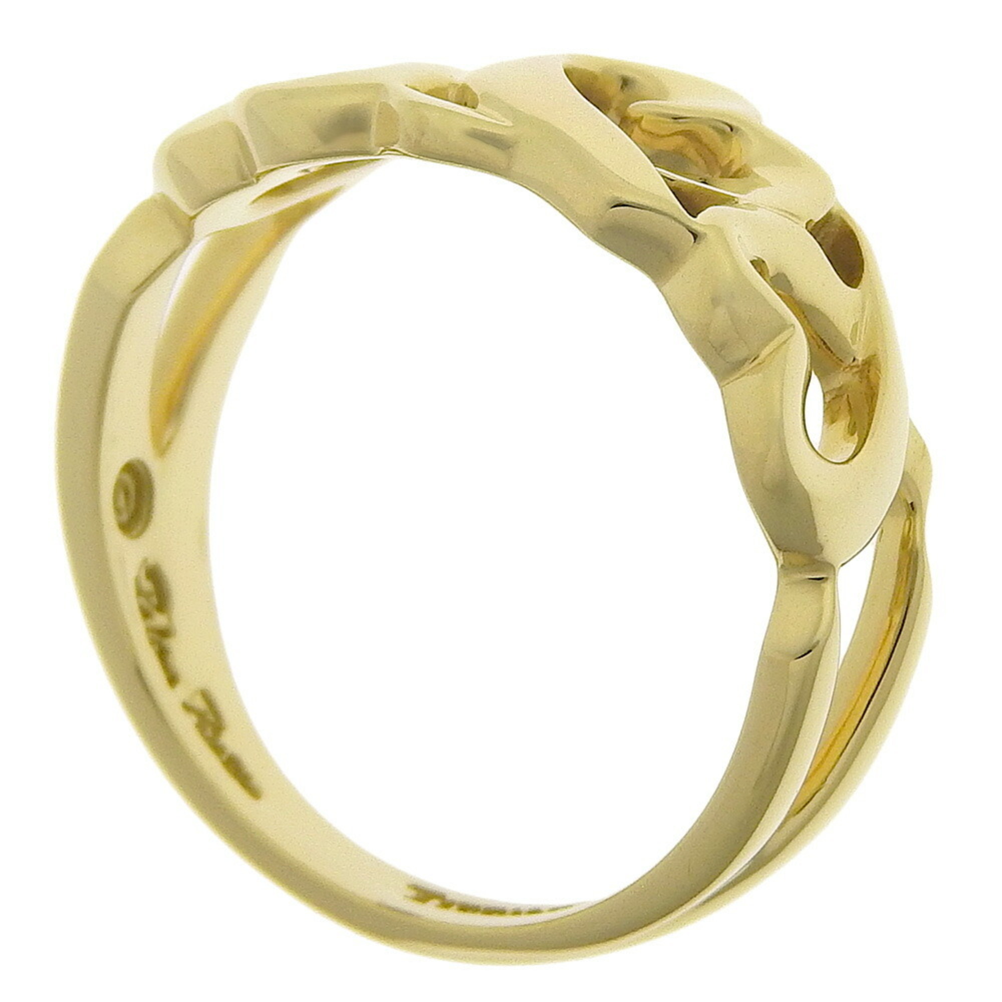 Tiffany & Co. Triple Loving Heart Size 9 Ring, Paloma Picasso, K18 Yellow Gold, Heart, Approx. 4.4g, rubbing heart, Women's