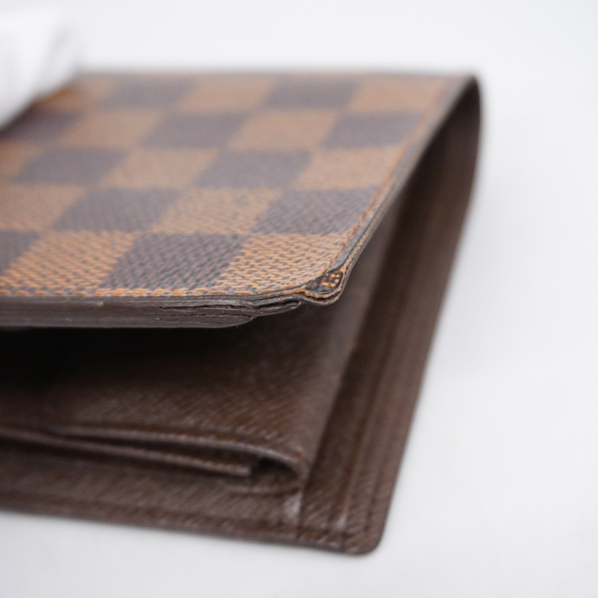 Louis Vuitton Wallet Damier Portefeuille Marco N61675 Ebene Men's