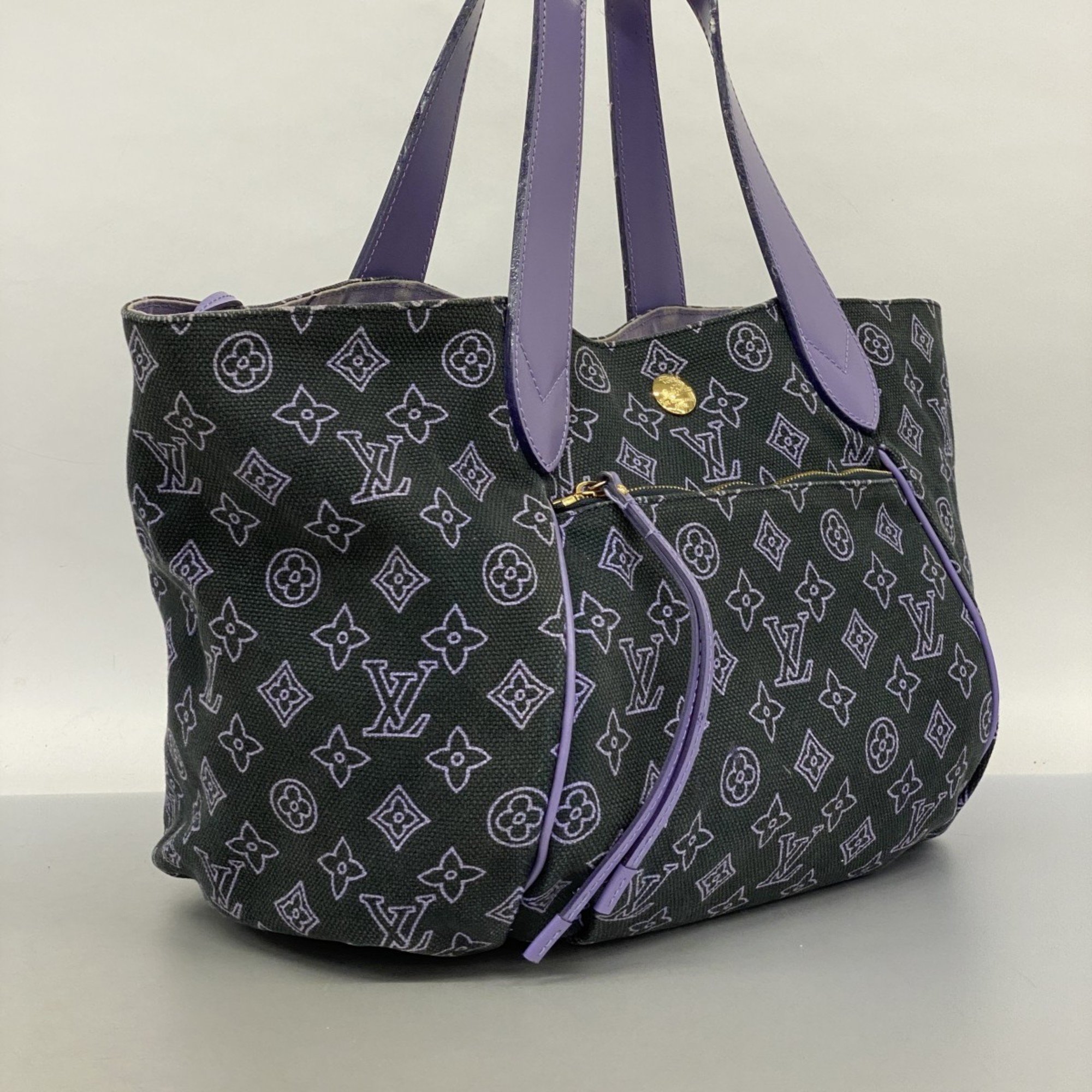 Louis Vuitton Tote Bag Monogram Beach Cabaïpanema PM M95983 Marine Ladies