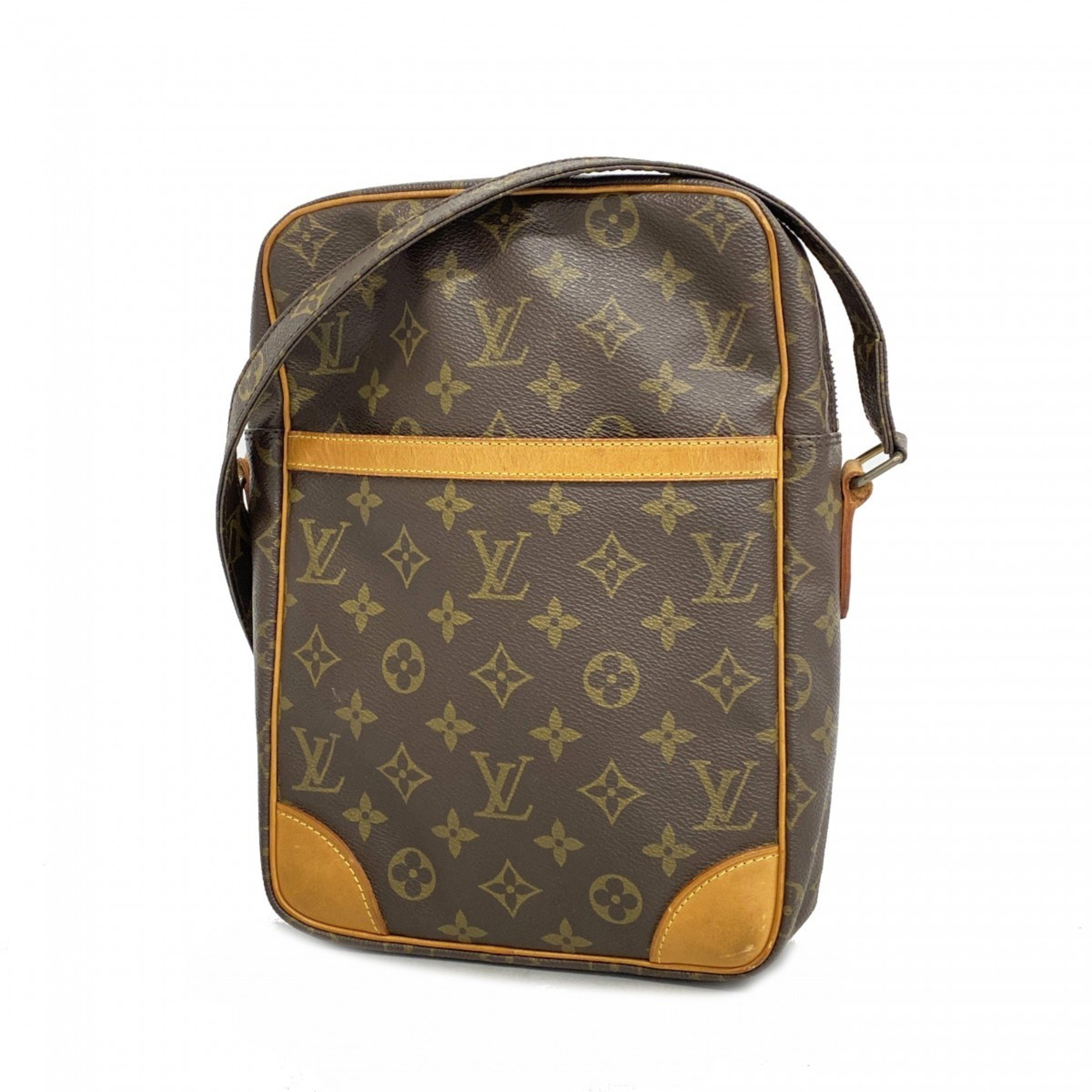 Louis Vuitton Shoulder Bag Monogram Danube MM M45264 Brown Women's