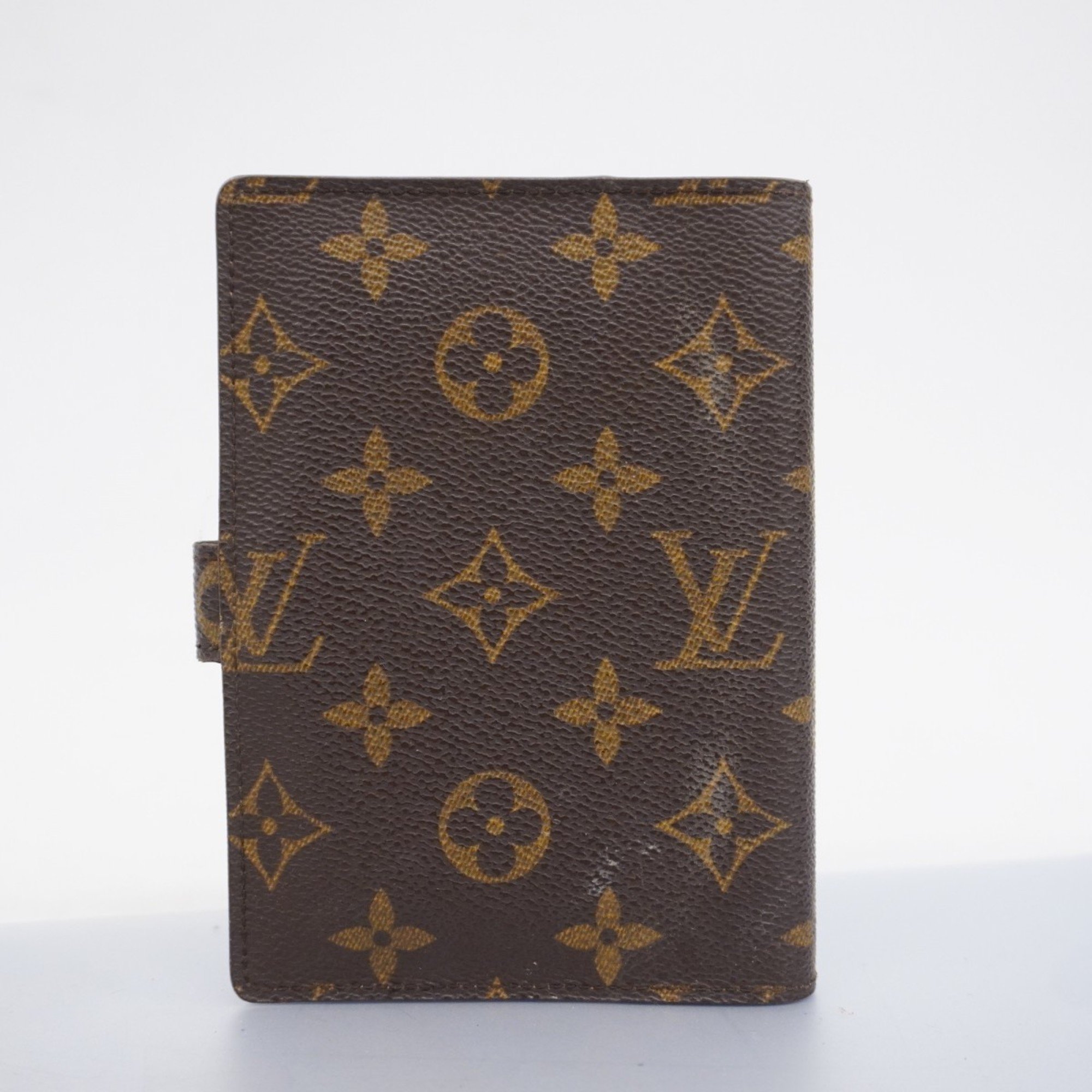 Louis Vuitton Notebook Cover Monogram Agenda PM R20005 Brown Men's Women's